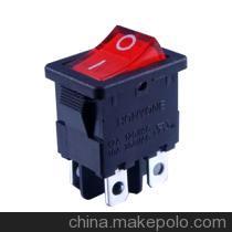 【帶燈船型開關,10A/250V船形開關,21*15mm翹板開關】價格,廠家,圖片,電工開關,深圳市福田區思至電子銷售部-